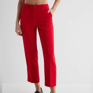 Express Editor High Rise Straight Ankle Pants
